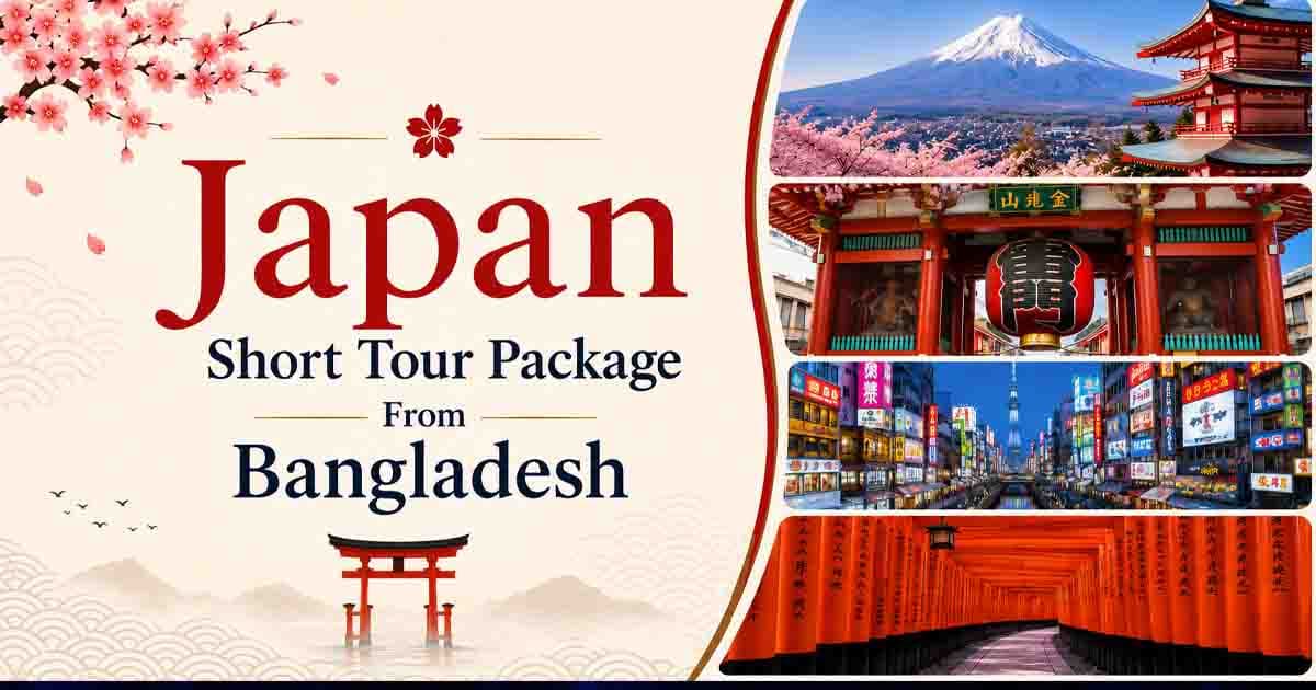 Japan Short Tour Package From bangladesh three